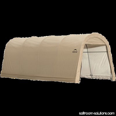 Shelterlogic AutoShelter 10' x 20' x 8' RoundTop Instant Garage- Sandstone 554795389